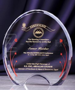 Circle Shape Crystal-C027