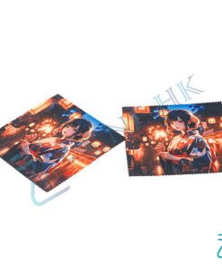 全彩印花動漫少女超細纖維眼鏡布